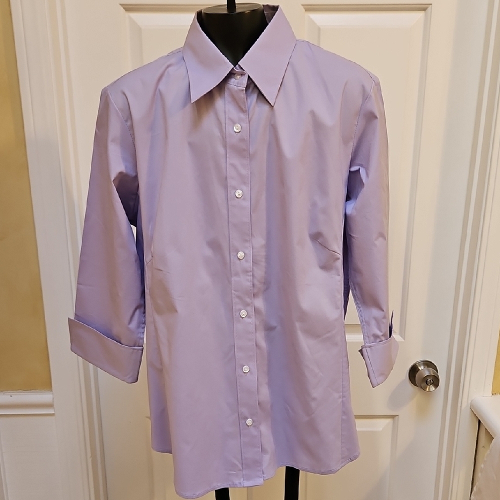 DEVON & JONEZ Light Purple Button-Up Shirt - L - NEW